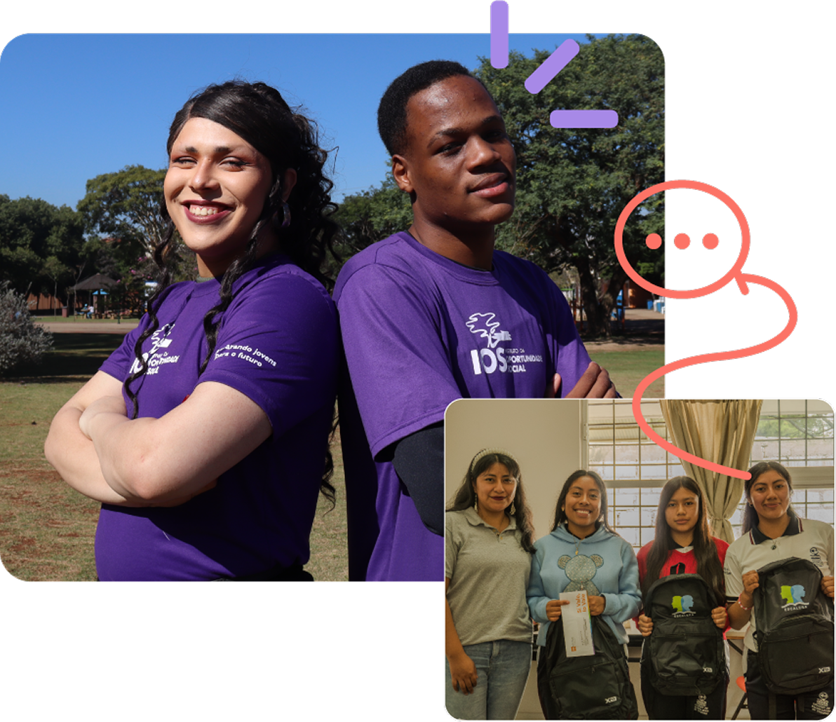 Jóvenes de organizaciones aliadas de EMpower en Latinoamérica